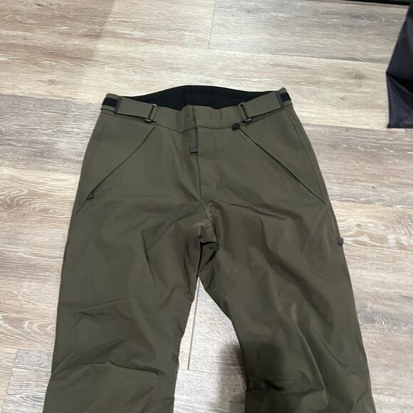 Moncler Green Grenoble Snow Weatherproof Pants Small - Picture 2 of 15
